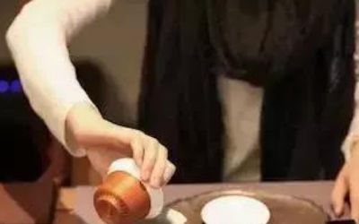 三才蓋碗的正確拿法，三才蓋碗抓碗法圖解