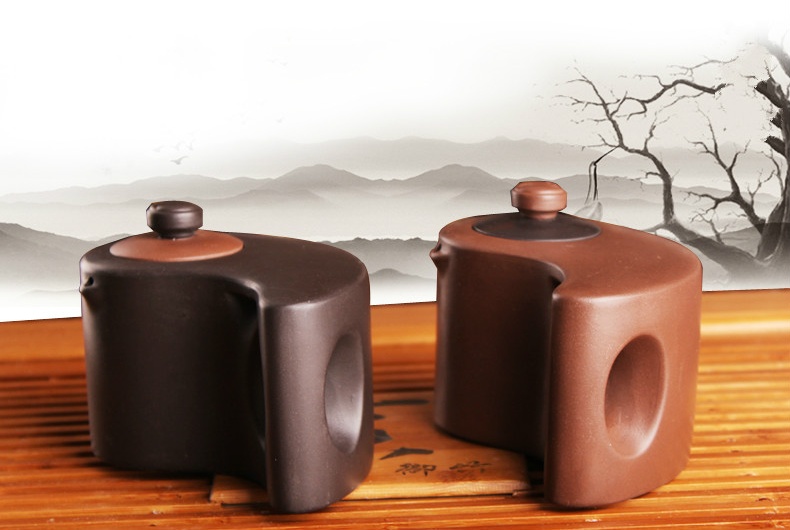 太極陰陽紫砂壺，創(chuàng)意格紫砂壺