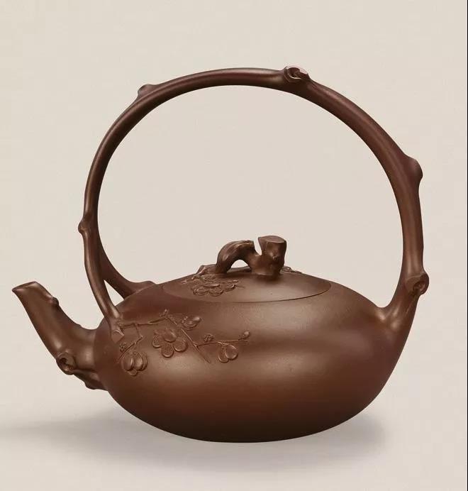 10種最美花器提梁壺，精美別致雕花紫砂壺!