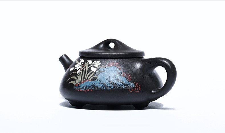 石瓢手工紫砂壺，精致典雅紫砂壺