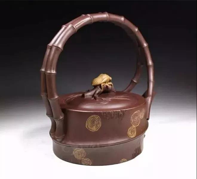 10種最美花器提梁壺，精美別致雕花紫砂壺!