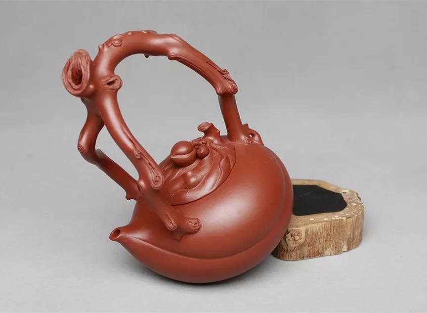 10種最美花器提梁壺，精美別致雕花紫砂壺!